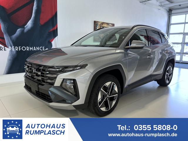 Hyundai TUCSON - GO+ 1.6 T-GDI Hybrid 4WD AT 158 kW / 215 PS Smart Sense-Paket, 2-Zonen-Klimaautomatik, Android Auto, Apple CarPlay, Voll-LED Scheinwerfer, Keyless Go, Navigationssystem, Virtual Cockpit, 18 Zoll Leichtmetallfelgen, uvm.