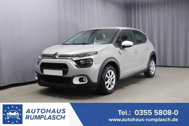 Citroën C3 - YOU 1.2 61kW S&S, Klimaanlage, Einparkhilfe hinten, 5" Infotainmentsystem, Radio DAB, Freisprecheinrichtung, Geschwindigkeitsbegrenzer, Spurassistent, LED-Scheinwerfer, Nebelscheinwerfer, 15" Stahlfelgen, uvm.