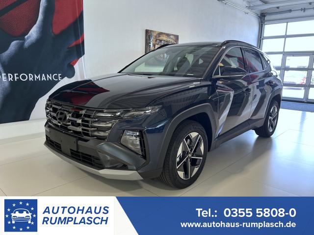 Hyundai TUCSON - GO+ 1.6 T-GDI Hybrid 4WD AT 158 kW / 215 PS Panorama Dach, Smart Sense-Paket, 2-Zonen-Klimaautomatik, Android Auto, Apple CarPlay, Voll-LED Scheinwerfer, Keyless Go, Navigationssystem, Virtual Cockpit, 18 Zoll Leichtmetallfelgen, uvm.