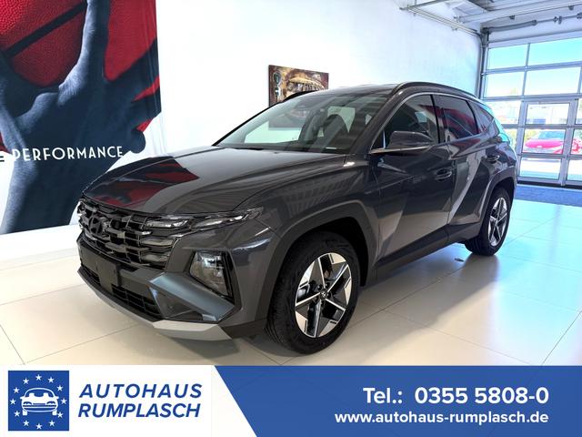 Hyundai TUCSON - GO+ 1.6 T-GDI 48V 2WD DCT 117 kW (160 PS) 2-Zonen-Klimaautomatik, Android Auto, Apple CarPlay, Voll-LED Scheinwerfer, Keyless Go, Navigationssystem, Virtual Cockpit, 18 Zoll Leichtmetallfelgen, uvm.