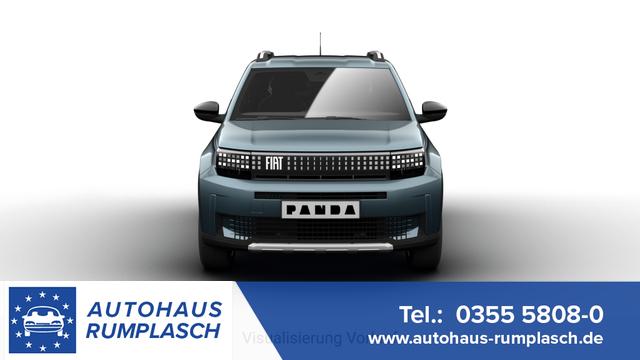 Fiat Panda - La Prima HYBRID 1.2 eDCT 81 kW (110 PS) Klimaautomatik, Radio, DAB, Navigationssystem, Lenkradheizung, Sitzheizung, Induktionsladen für Smartphones, LED-Scheinwerfer, Lichtsensor, Regensensor, Tempomat, 17 Zoll Leichtmetallfelgen, uvm