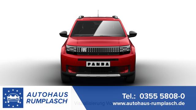 Fiat Panda - La Prima HYBRID 1.2 eDCT 81 kW (110 PS) Klimaautomatik, Radio, DAB, Navigationssystem, Lenkradheizung, Sitzheizung, Induktionsladen für Smartphones, LED-Scheinwerfer, Lichtsensor, Regensensor, Tempomat, 17 Zoll Leichtmetallfelgen, uvm