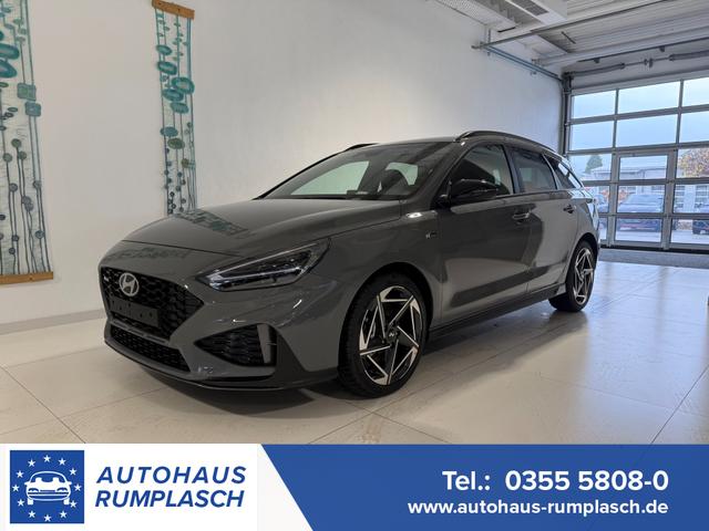 Hyundai i30 - N Line 1.5 T-GDI 48V 7DCT 103 kW (140 PS) Lenkradheizung, Sitzheizung, 2-Zonen-Klimaautomatik, DAB, Android Auto, Apple CarPlay, Einparkhilfe vorne und hinten, Rückfahrkamera, LED-Scheinwerfer, 18 Zoll Leichtmetallfelgen, uvm.