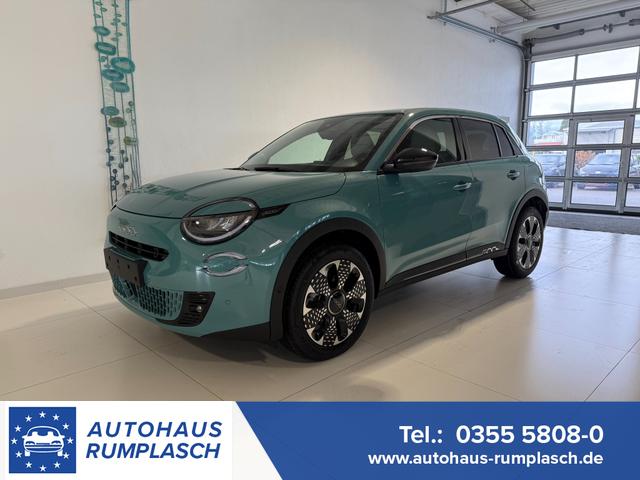 Fiat 600 - La Prima Hybrid 1.2 T3 107 kW (145 PS) DCT Klimaautomatik, Massagesitz, Sitzheizung, elektrisch verstellbarer Fahrersitz, Radio, DAB, Apple CarPlay, Android Auto, Navigationssystem, 18 Zoll Leichtmetallfelgen, uvm.