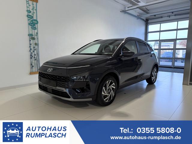 Hyundai BAYON - GO+ 1.0 T-GDI DCT 74 kW (101 PS) Toter-Winkel-Assistent, Induktive Ladestation, Comfort-Paket, Lenkradheizung, Sitzheizung, DAB, Android Auto, Apple CarPlay, Navigationssystem, LED-Scheinwerfer, Einparkhilfe, R&uuml;ckfahrkamera, uvm.