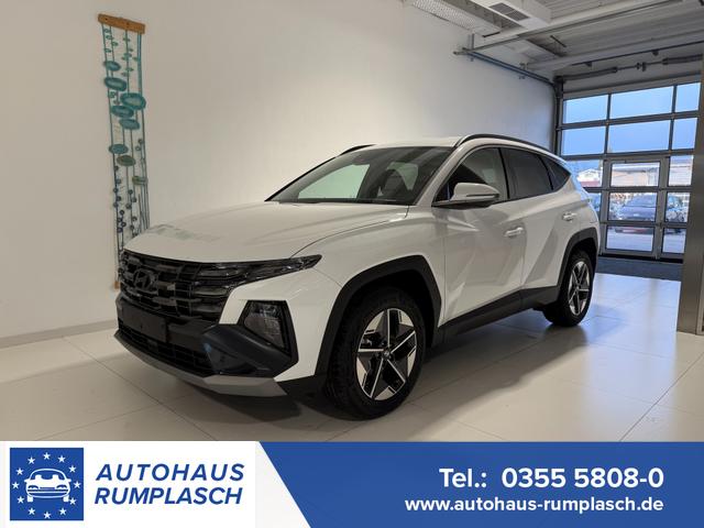 Hyundai TUCSON - GO 1.6 T-GDI Hybrid 2WD AT 176 kW (239 PS) 2-Zonen-Klimaautomatik, Sitzheizung, Lenkradheizung, Navigationssystem, DAB, Android Auto, Apple CarPlay, R&uuml;ckfahrkamera, Einparkhilfe vorne und hinten, 18 Zoll Leichtmetallfelgen, uvm.