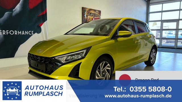 Hyundai i20 - GO+ 1.0 T-GDI DCT 73 kW (100 PS) Lenkradheizung, Sitzheizung, Klimaautomatik, DAB, Android Auto, Apple CarPlay, Navigationssystem, Digitales Cockpit, Einparkhilfe hinten, R&uuml;ckfahrkamera, LED-Scheinwerfer, 16 Zoll Leichtmetallfelgen, uvm.