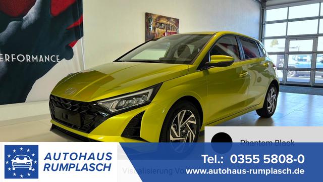 Hyundai i20 - GO+ 1.0 T-GDI DCT 73 kW (100 PS) Lenkradheizung, Sitzheizung, Klimaautomatik, DAB, Android Auto, Apple CarPlay, Navigationssystem, Digitales Cockpit, Einparkhilfe hinten, R&uuml;ckfahrkamera, LED-Scheinwerfer, 16 Zoll Leichtmetallfelgen, uvm.