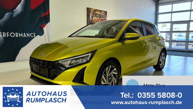Hyundai i20 - GO+ 1.0 T-GDI DCT 73 kW (100 PS) Lenkradheizung, Sitzheizung, Klimaautomatik, DAB, Android Auto, Apple CarPlay, Navigationssystem, Digitales Cockpit, Einparkhilfe hinten, R&uuml;ckfahrkamera, LED-Scheinwerfer, 16 Zoll Leichtmetallfelgen, uvm.