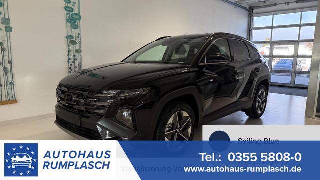 Hyundai TUCSON - GO 1.6 T-GDI 2WD DCT 110 kW (150 PS) 2-Zonen-Klimaautomatik, Sitzheizung, Lenkradheizung, Navigationssystem, DAB, Android Auto, Apple CarPlay, R&uuml;ckfahrkamera, Einparkhilfe vorne und hinten, 18 Zoll Leichtmetallfelgen, uvm.