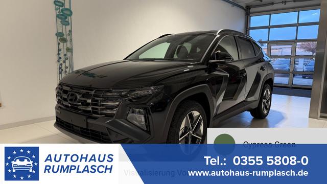 Hyundai TUCSON - GO 1.6 T-GDI Hybrid 2WD AT 176 kW (239 PS) 2-Zonen-Klimaautomatik, Sitzheizung, Lenkradheizung, Navigationssystem, DAB, Android Auto, Apple CarPlay, R&uuml;ckfahrkamera, Einparkhilfe vorne und hinten, 18 Zoll Leichtmetallfelgen, uvm.