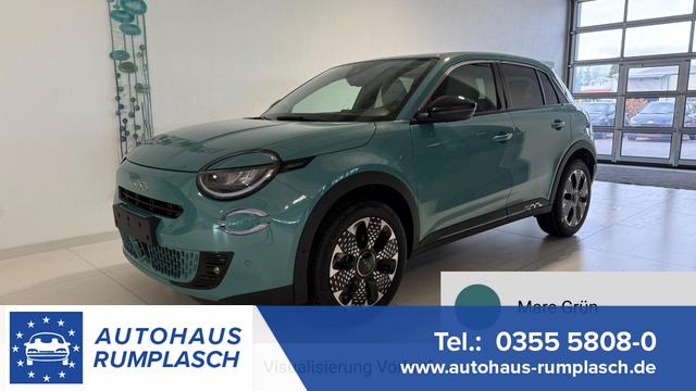 Fiat 600 - La Prima Hybrid 1.2 T3 107 kW (145 PS) DCT Klimaautomatik, Massagesitz, Sitzheizung, elektrisch verstellbarer Fahrersitz, Radio, DAB, Apple CarPlay, Android Auto, Navigationssystem, 18 Zoll Leichtmetallfelgen, uvm.