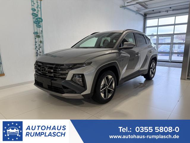 Hyundai TUCSON - GO+ 1.6 T-GDI 48V 2WD 117 kW (160 PS) 2-Zonen-Klimaautomatik, Android Auto, Apple CarPlay, Voll-LED Scheinwerfer, Keyless Go, Navigationssystem, Virtual Cockpit, 18 Zoll Leichtmetallfelgen, uvm.
