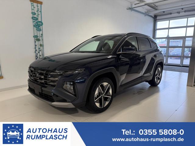 Hyundai TUCSON - GO+ 1.6 T-GDI 48V 2WD 117 kW (160 PS) 2-Zonen-Klimaautomatik, Android Auto, Apple CarPlay, Voll-LED Scheinwerfer, Keyless Go, Navigationssystem, Virtual Cockpit, 18 Zoll Leichtmetallfelgen, uvm.