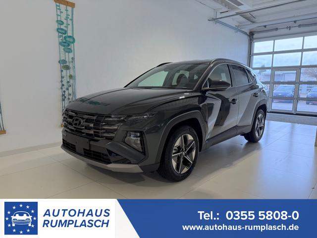Hyundai TUCSON - GO+ 1.6 T-GDI 2WD DCT 110 kW (150 PS) 2-Zonen-Klimaautomatik, Sitzheizung, Lenkradheizung, Navigationssystem, DAB, Android Auto, Apple CarPlay, R&uuml;ckfahrkamera, Einparkhilfe vorne und hinten, 18 Zoll Leichtmetallfelgen, uvm.