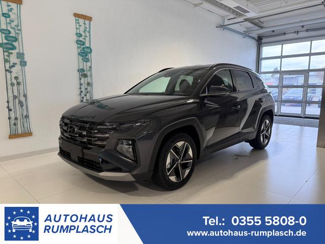 Hyundai TUCSON - GO+ 1.6 T-GDI 2WD DCT 110 kW (150 PS) 2-Zonen-Klimaautomatik, Sitzheizung, Lenkradheizung, Navigationssystem, DAB, Android Auto, Apple CarPlay, R&uuml;ckfahrkamera, Einparkhilfe vorne und hinten, 18 Zoll Leichtmetallfelgen, uvm.
