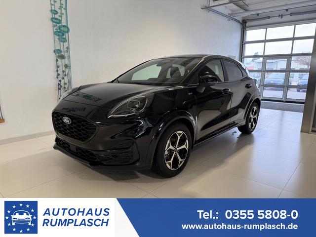 Ford Puma - ST-Line 1,0 l EcoBoost Hybrid 92 kW (125 PS) Winter-Paket, Komfort-Paket, Lenkradheizung, Sitzheizung, Klimaautomatik, Radio, DAB, Android Auto, Apple CarPlay, Bluetooth, Navigationssystem, Elektrische Heckklappe, 17 Zoll Leichtmetallfelgen, uvm.