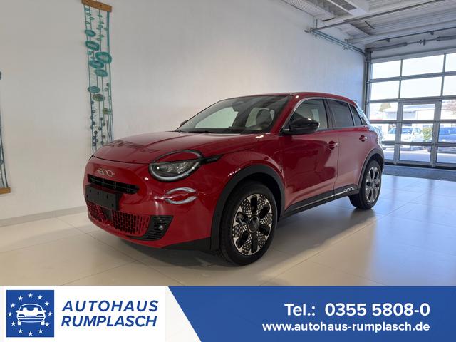 Fiat 600 - La Prima Hybrid 1.2 T3 107 kW (145 PS) DCT Klimaautomatik, Massagesitz, Sitzheizung, elektrisch verstellbarer Fahrersitz, Radio, DAB, Apple CarPlay, Android Auto, Navigationssystem, 18 Zoll Leichtmetallfelgen, uvm.