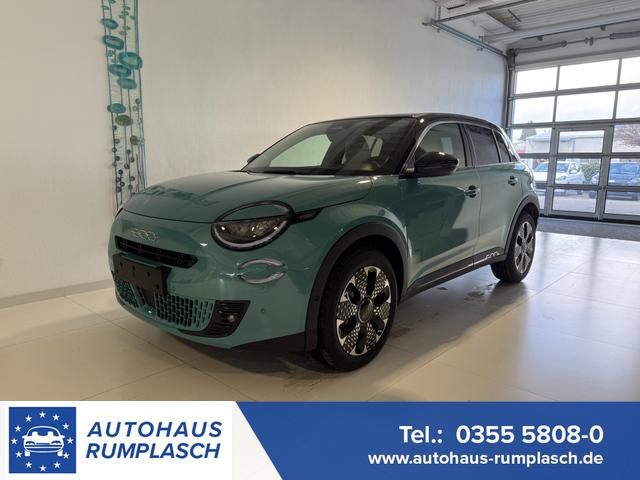 Fiat 600 - La Prima Hybrid 1.2 T3 107 kW (145 PS) DCT Klimaautomatik, Massagesitz, Sitzheizung, elektrisch verstellbarer Fahrersitz, Radio, DAB, Apple CarPlay, Android Auto, Navigationssystem, 18 Zoll Leichtmetallfelgen, uvm.