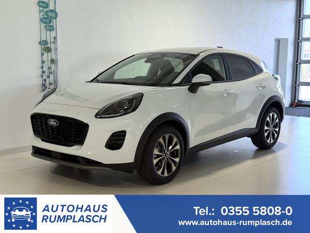 Ford Puma - Titanium 1.0 EcoBoost Hybrid 92 kW (125 PS) Lenkradheizung, Sitzheizung, DAB, Navigationssystem, Radio, Apple CarPlay, Android Auto, Einparkhilfe hinten, R&uuml;ckfahrkamera, Verkehrsschild-Erkennungssystem, 17"-LM-Felgen, uvm.