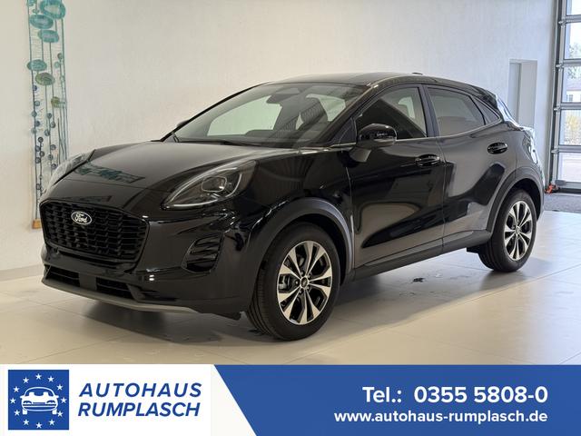 Ford Puma - Titanium 1.0 EcoBoost Hybrid 92 kW (125 PS) Lenkradheizung, Sitzheizung, DAB, Navigationssystem, Radio, Apple CarPlay, Android Auto, Einparkhilfe hinten, R&uuml;ckfahrkamera, Verkehrsschild-Erkennungssystem, 17"-LM-Felgen, uvm.