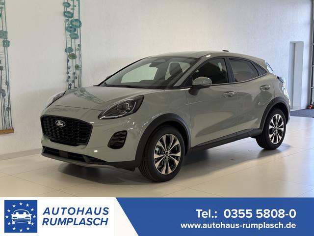 Ford Puma - Titanium 1.0 EcoBoost Hybrid 92 kW (125 PS) Lenkradheizung, Sitzheizung, DAB, Navigationssystem, Radio, Apple CarPlay, Android Auto, Einparkhilfe hinten, R&uuml;ckfahrkamera, Verkehrsschild-Erkennungssystem, 17"-LM-Felgen, uvm.