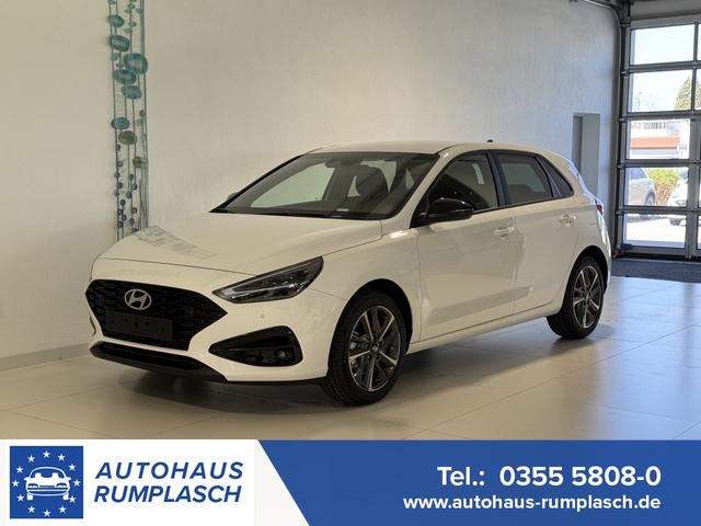 Hyundai i30 - GO+ 1.5 DPI 71 kW (97 PS) Sitzheizung, Lenkradheizung, 2-Zonen-Klimaautomatik, Android Auto, Apple CarPlay, Navigationssystem, DAB, Indutkionsladen f&uuml;r Smartphones, 17 Zoll Leichtmetallfelgen, uvm.