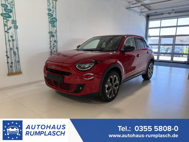 Fiat 600 - La Prima Hybrid 1.2 T3 81 kW (110 PS) Klimaautomatik, Massagesitz, Sitzheizung, elektrisch verstellbarer Fahrersitz, Radio, DAB, Apple CarPlay, Android Auto, Navigationssystem, 18 Zoll Leichtmetallfelgen, uvm.