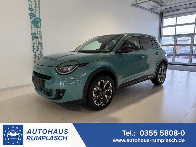 Fiat 600 - La Prima Hybrid 1.2 T3 107 kW (145 PS) DCT, Winterpaket, Dolce Vita Paket, Ledersitze Canneloni, Chrom Akzente, Klimaautomatik, Einparkhilfe hinten, LED-Scheinwerfer, Volldigitales Kombiinstrument, Fernlichtassistent, uvm.