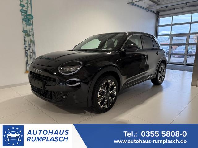 Fiat 600 - La Prima Hybrid 1.2 T3 107 kW (145 PS) DCT, Winterpaket, Dolce Vita Paket, Ledersitze Canneloni, Chrom Akzente, Klimaautomatik, Einparkhilfe hinten, LED-Scheinwerfer, Volldigitales Kombiinstrument, Fernlichtassistent, uvm.