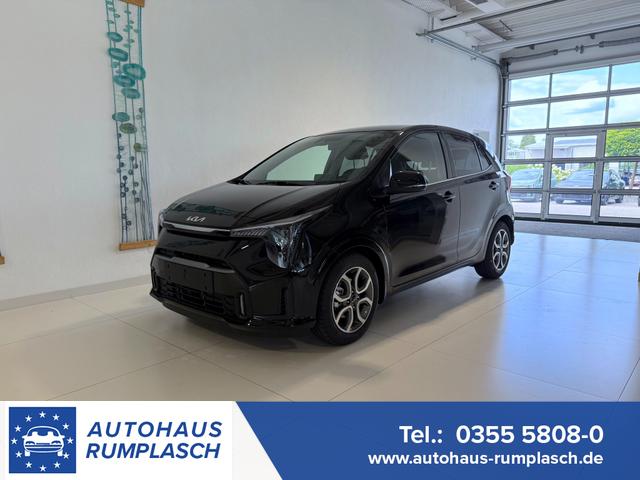 Kia Picanto - Gold 1,0 GDI AMT5 Automatik 50 kW (68 PS) Klimaanlage, Sitzheizung, Lenkradheizung, Navigationssystem, Radio, DAB, Android Auto, Apple CarPlay, Freisprecheinrichtung, Bluetooth, R&uuml;ckfahrkamera, 15 Zoll Leichtmetallfelgen, uvm.