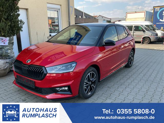 Skoda Fabia - Monte Carlo 5J. Garantie ACC Beheizbare WS Doppelter Kofferraumboden Klimaauto 16 Zoll LM Bi-LED Kamera Kessy