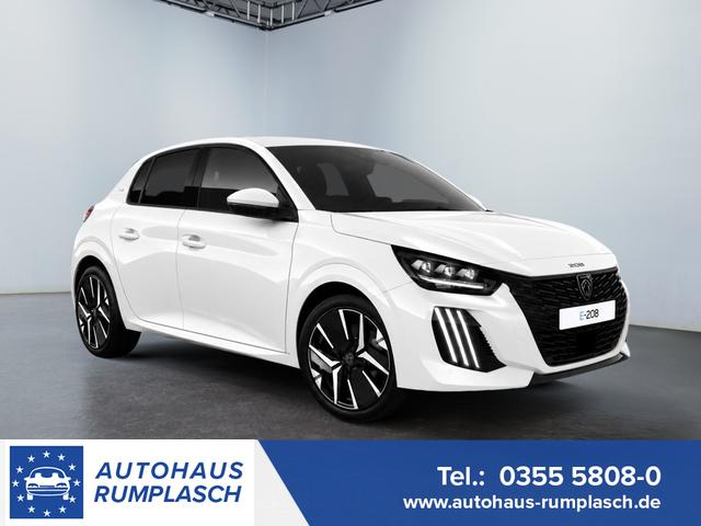 Peugeot e-208 - 54kWh 156PS/115kW GT Pack 2026, 421km WLTP | +17" ALU +Glasdach +RFK +Adaptiver Tempomat +P.Sensor V+H +EL. Fahrersitz +Massage +Apple CarPlay +W&auml;rmepumpe