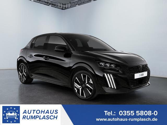 Peugeot e-208 - 54kWh 156PS/115kW GT Pack 2026, 421km WLTP | +17" ALU +Glasdach +RFK +Adaptiver Tempomat +P.Sensor V+H +EL. Fahrersitz +Massage +Apple CarPlay +W&auml;rmepumpe