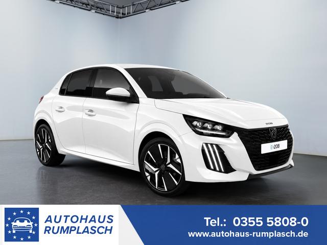 Peugeot e-208 - 54kWh 156PS/115kW GT Pack 2026, 421km WLTP | +17" ALU +Glasdach +RFK +Adaptiver Tempomat +P.Sensor V+H +EL. Fahrersitz +Massage +Apple CarPlay +W&auml;rmepumpe