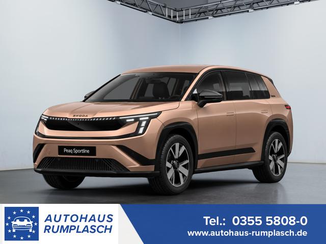 Skoda Peaq - 90 Sportline 286PS/210kW 91kWh 633km WLTP +20"Okapi +DCC +MatrixLED +360&deg;AreaView +ACC +TravelAssist3.0 +SideAssist +KESSYAdvanced +Elektr.Sitze+Memory +Sportsitze +Sitzhzg.v+h +Lenkradhzg +W&auml;rmepumpe +Elektr.Heckklappe +13,6"Touch +Navi