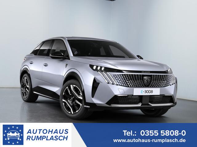 Peugeot e-3008 - GT 210PS/157 kW 73kWh 2026 *519km WLTP* +AHK+21" i-Cockpit+19" ALU+3D-Navi+W&auml;rmepumpe+Adaptiver Tempomat+Apple CarPlay+SHZ+Lenkradheizung+FULL-LED Pixel+180&deg; Kamera+Keyless+Elektr. Heckklappe+Get&ouml;nte Scheiben