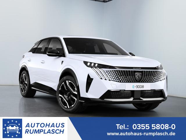 Peugeot e-3008 - GT 210PS/157 kW 73kWh 2026 *519km WLTP* +21" i-Cockpit+19" ALU+3D-Navi+W&auml;rmepumpe+Adaptiver Tempomat+Apple CarPlay+SHZ+Lenkradheizung+FULL-LED Pixel+180&deg; Kamera+Keyless+Elektr. Heckklappe+Get&ouml;nte Scheiben