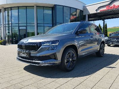 360° Außenansicht Skoda Karoq      1,5 TSI Sportline 7 Gang DSG , ACC, LED Matrix, Klima, Navi, Android Auto, Apple CarPlay,  