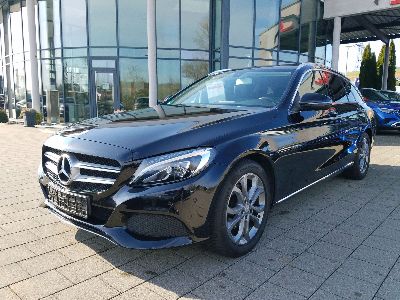 360° Außenansicht Mercedes-Benz C-Klasse T-Modell      C 180 T, Avantgarde, LED, Navi, Klima, SHZ, Spiegel-Paket, Automatik, Allwetterreifen  