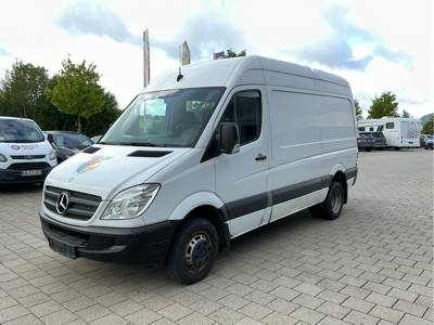 360° Außenansicht Mercedes-Benz Sprinter      II Kasten 519 CDI, AHK, 1. Hand,  
