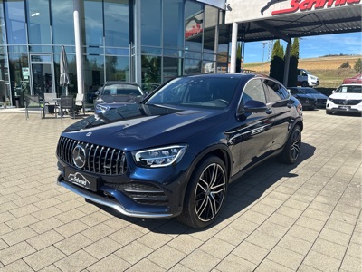 360° Außenansicht Mercedes-Benz GLC      43 AMG, 4Matic, AHK, Head-up, 360 KAM, Fahrassistenz-Paket, Distronic Plus, Memory, Schiebedach, Sitzklima  