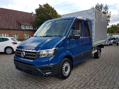 360° Außenansicht Volkswagen Crafter Pritsche DoKa      35 2.0 TDI MR 4x4 / Klima  