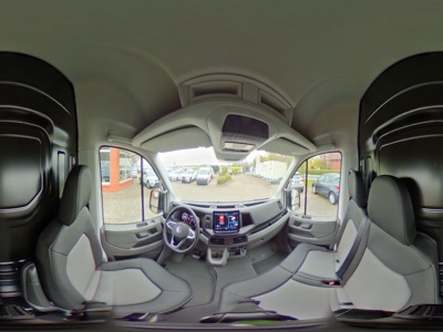 360° Innenansicht Volkswagen Crafter      35 2.0 TDI HD MR 4x4 Aut. L3H3 / Sperre  