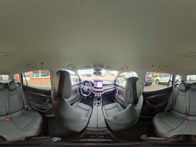 360° Innenansicht Skoda Superb Combi      L&K 2.0 TDI DSG 4x4 / Standheizung  