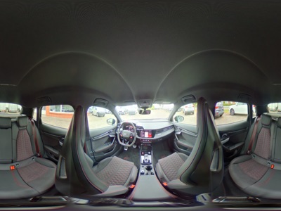 360° Innenansicht Audi RS3      Sportback 2.5 TFSI Quattro S tronic / Schalensitze  