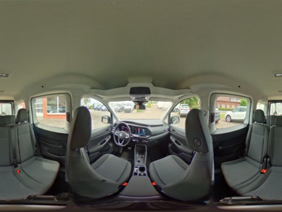 360° Innenansicht Volkswagen Caddy      Life Maxi 2.0 TDI DSG / AHK Sitzheizung  
