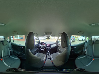 360° Innenansicht Skoda Scala      Selection 1.0 TSI / Rückfahrkamera  