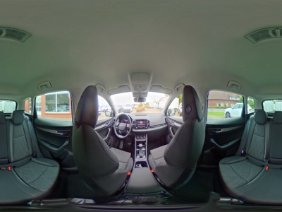 360° Innenansicht Skoda Karoq      Selection 2.0 TDI DSG 4x4 / Standheizung  
