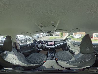 360° Innenansicht Skoda Octavia Combi      1.5 eTSI mHEV DSG7 SelectionPlus ACC el.Heckk. AZV Kamera 3ZonenAC TopAusst.  